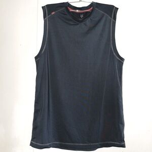 RHONE Gray Performance Workout Gym Running Sleeveless Muscle Tank Men's Size L